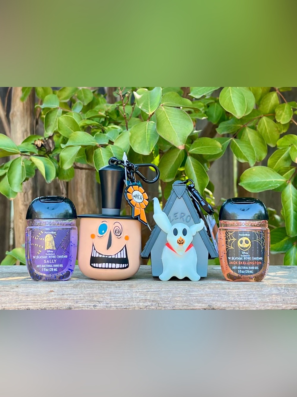 BBW The Nightmare Before Christmas Jack The Mayor Sally & Zero PocketBac 4pc Set